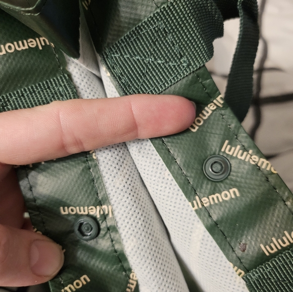 lululemon athletica Black and Green‎ Tote Bag / Lunch Bag Set - Picture 10 of 10